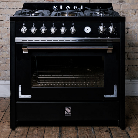 Steel fornuis Oxford 90 - Gas fornuis | X9F-6 | Model 2026