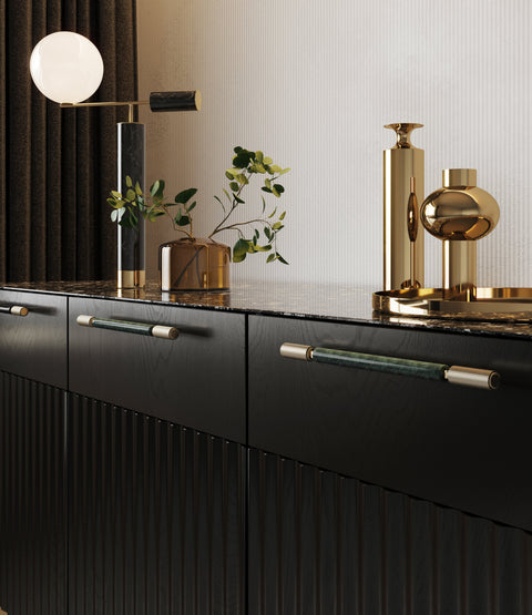 ARTISAN Furniture Pull Up Bar / AP260 Silver & Blue Marble
