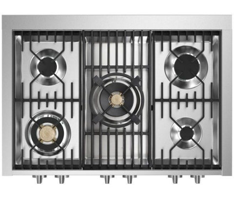 Steel Cucine Gasfornuis Genesi Pulse 90cm – Inox | GP9F-4M | Bovenaanzicht
