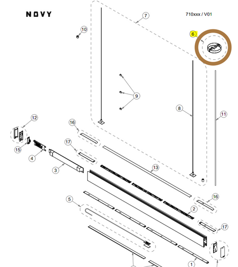 Novy light  Pendant afdekdoos