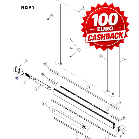 Novy light Pendant afdekdoos