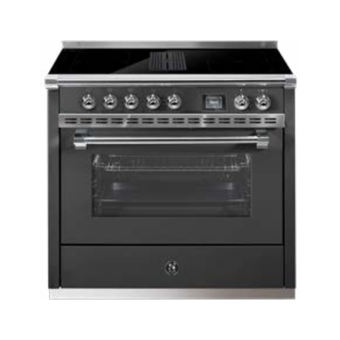 Steel Cucine inductie fornuis Ascot Mistral 90 met kookveldafzuiging | Inductie Fornuis | AQ9SF-4FIKW | Nieuwste Model 2026