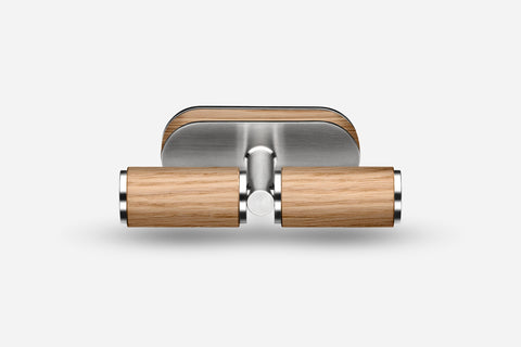ARTISAN Window T-Bar Handle / AWTH Silver & Natural Oak Wood