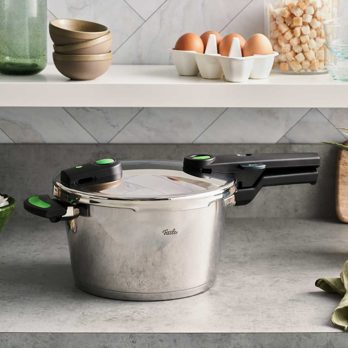 Vitaquick® snelkookpan groen