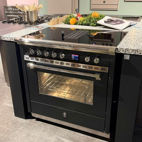 Steel Cucine inductie fornuis Ascot Mistral 100 met kookveldafzuiging | AQ9SF-4FIKW | Model 2026 