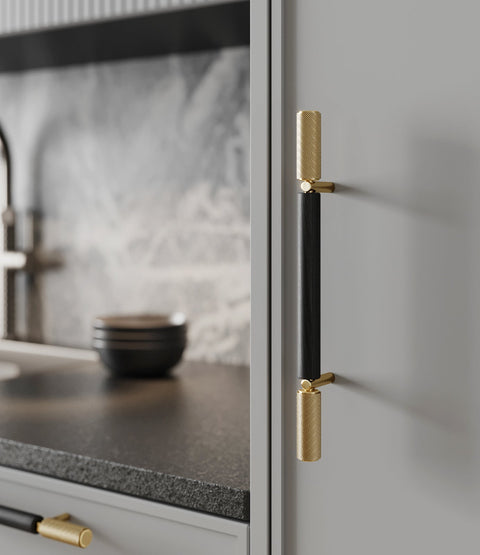 ARTISAN Furniture Pull Up Bar / AP350 Gold & Black Ash Wood