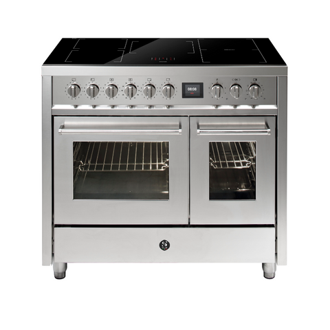 Steel Fornuis Enfasi 100 - Inductie Fornuis | EQ10FF-5FIW | Model 2025