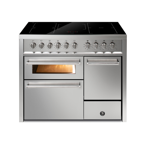 Steel Fornuis Enfasi 100/3 - Inductie Fornuis | EQ10FFF-5FIW | Model 2025