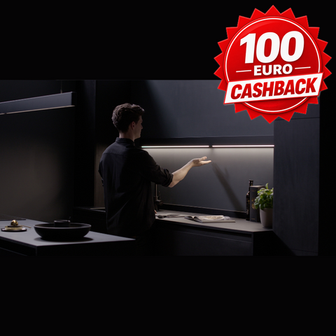 Novy - Wall - Mineral Black - Alle Afmetingen - P4 - Nieuwste Versie 2026 met Gesture Control