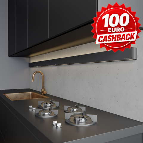 Novy - Wall - Mineral Black - Alle Afmetingen - P4 - Nieuwste Versie 2026 met Gesture Control