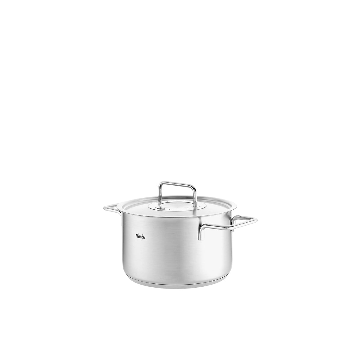 Fissler Pure Collection soeppan met metalen deksel