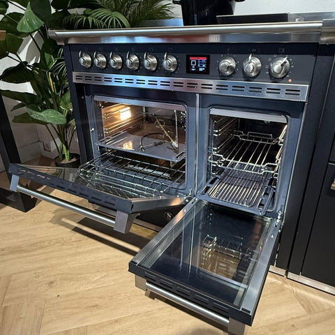 Steel Cucine inductie fornuis Ascot Mistral 100 met kookveldafzuiging | AQ10SF-4FIKW | Model 2026
