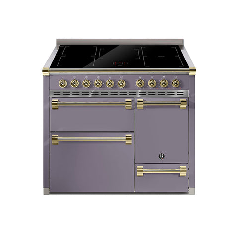 Steel Fornuis Ascot 100/3- Inductie Fornuis | AQ10SFF-D-5FI | Model 2024-Fornuizen-Steel Cucine-Mat paars / Ametista-MESSING-Jones-Jansen