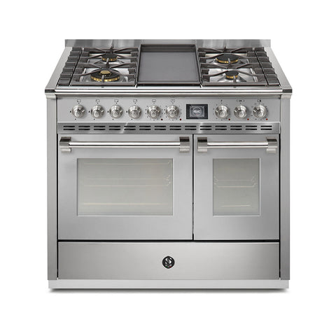 Steel Fornuis Ascot 100- Gas Fornuis | AQ10SF | Model 2024-Fornuizen-Steel Cucine-4 PITS GAS MET TABLE TOP (4T/4B)-INOX-NIKKEL-Jones-Jansen