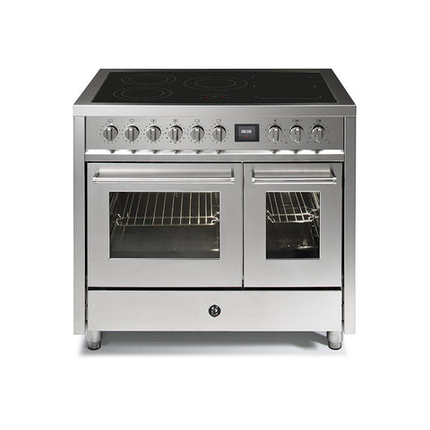 Steel Fornuis Enfasi 100 - Inductie Fornuis | EQ10FF-5FI | Model 2024-Fornuizen-Steel Cucine-5 FLEX ZONES INDUCTIE-Inox-Jones-Jansen