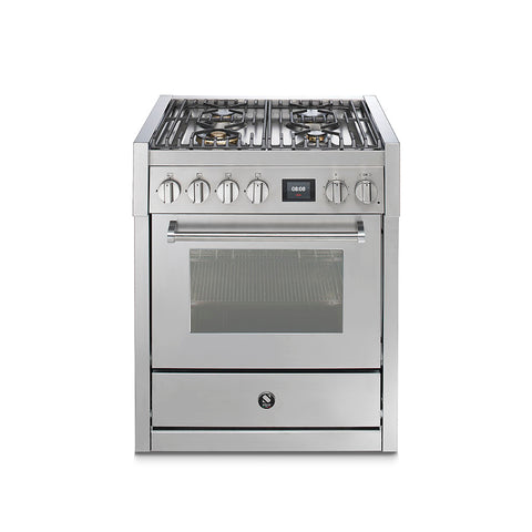 Steel fornuis Genesi 70 - Gas fornuis | GQ7S-4 | Model 2024-Fornuizen-Steel Cucine-4 PITS GAS-INOX-Jones-Jansen